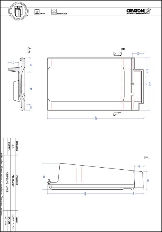 Product CAD file ELEGANZ verge left OGL