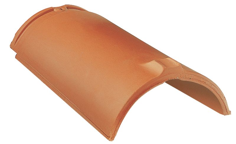 Ridge tile BZ LEN (plain clay tile)