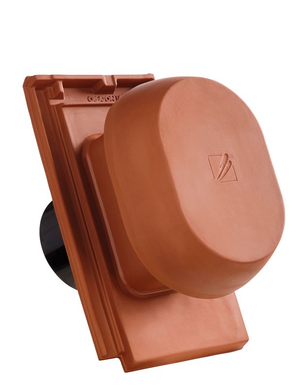 DOM SIGNUM ceramic vapour vent DN 160 mm, incl. sub-roof connection adapter