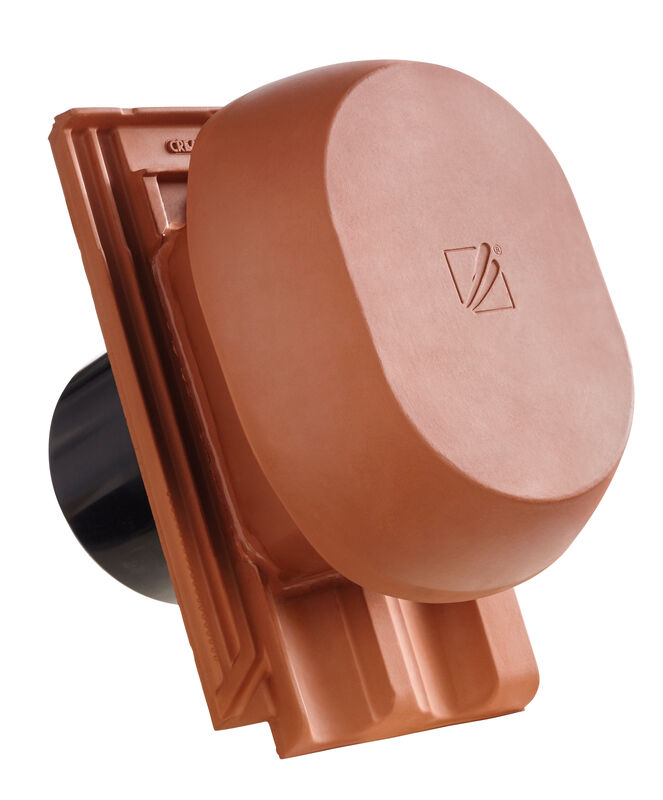 RAT HÖN SIGNUM ceramic vapour vent DN 200 mm, incl. sub-roof connection adapter
