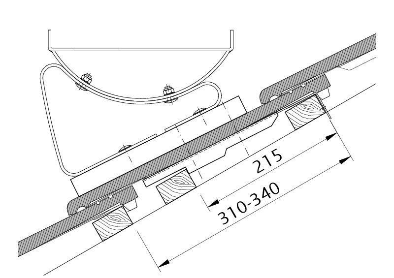 Drawing KAPSTADT functional concrete tile FUK