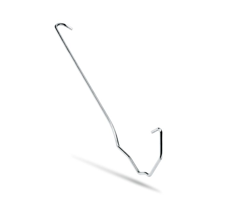 Storm clip in zinc-aluminium, hanger clip for 30/50 battens (MEL, VIS)