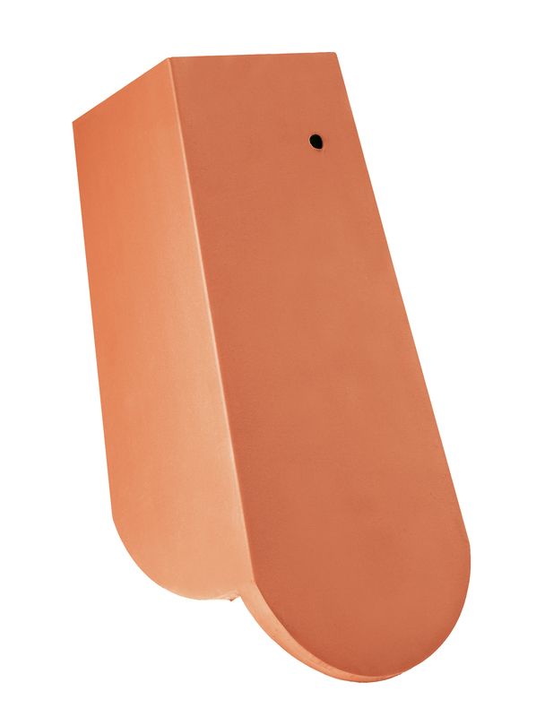 KLASSIK round cut verge tile 3/4 right with long side lobe approx. 11 cm