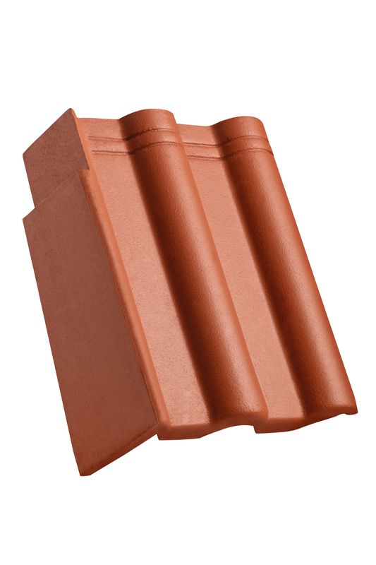HEI concrete verge tile left 90 mm notch