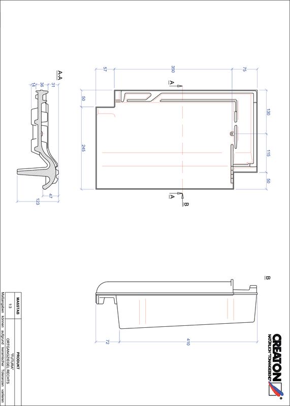 Product CAD file FUTURA verge right OGR