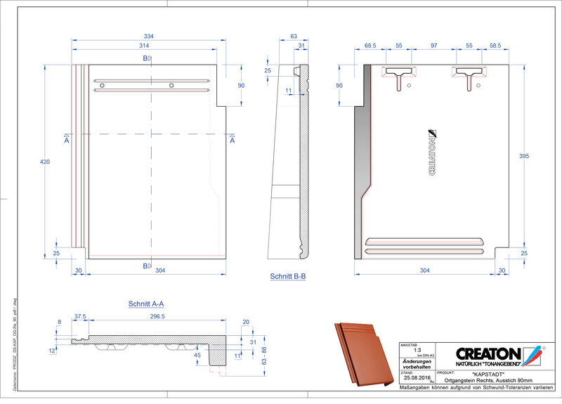 Product CAD file KAPSTADT verge right OGR-90