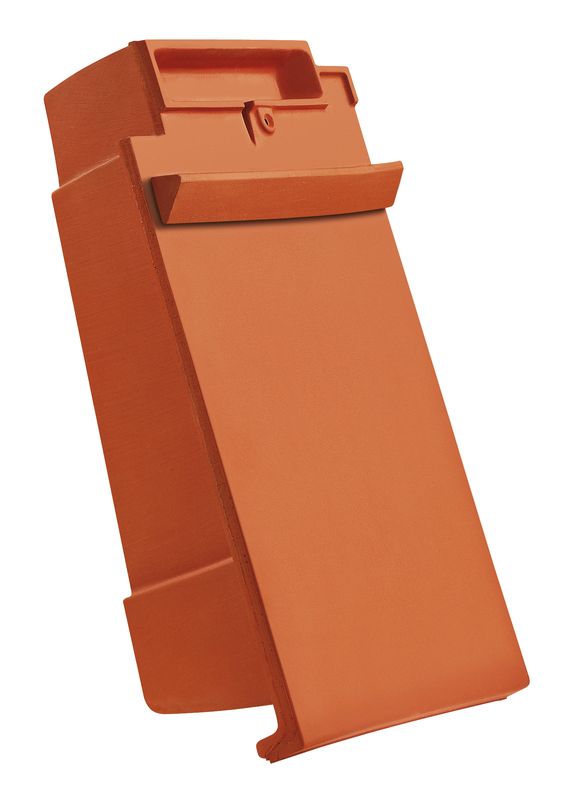 DOM ridge connection ventilating verge tile right