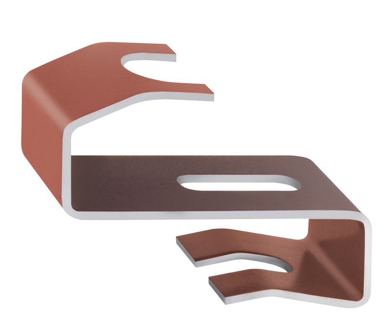 Ridge clip aluminium universal shed roof tile