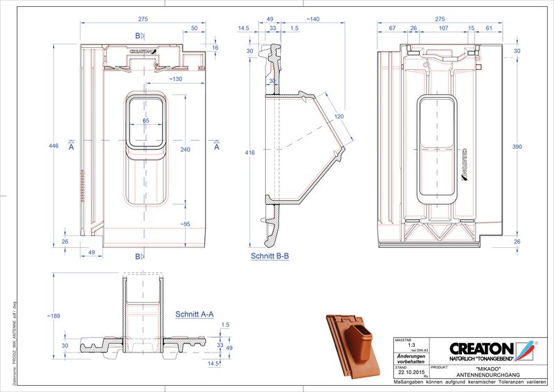 Product CAD file MIKADO Aerial ANTENNE
