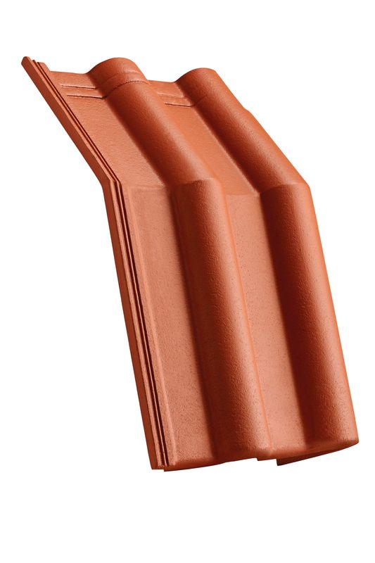 HEI concrete mansard/pitch transition tile right 90 mm notch