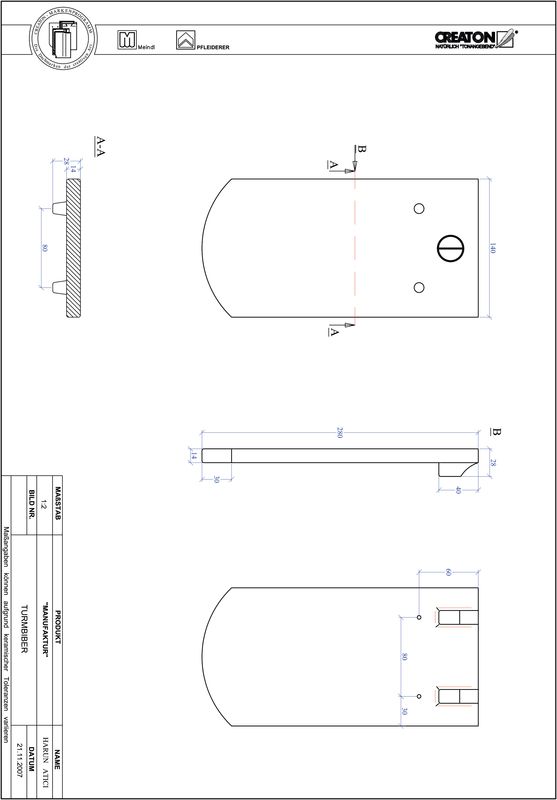 Product CAD file MANUFAKTUR segmented cut TURMBIBER
