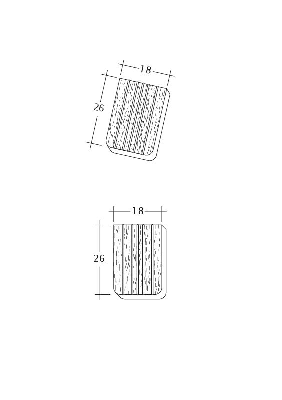Drawing ANTIK ErhO-Korb-Traufziegel