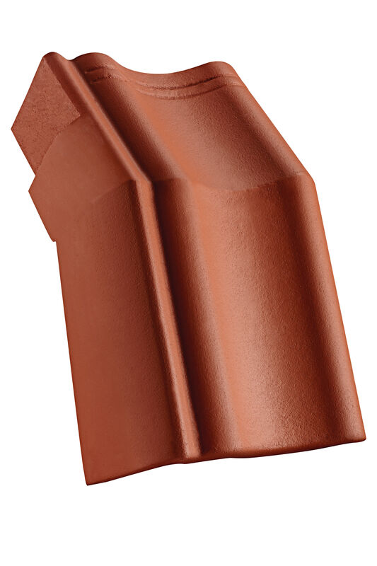 VER concrete mansard/pitch transition tile left 120 mm notch