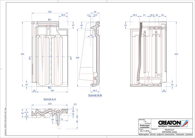 Product CAD file RUSTICO verge right OGR