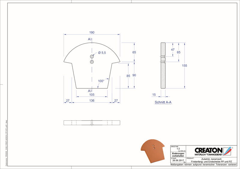 Product CAD file RIDGE accessory range FIRSTAESCH-PP-PZ