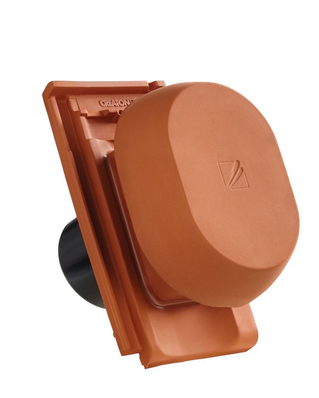 ELE SIGNUM ceramic vapour vent DN 160 mm, incl. sub-roof connection adapter