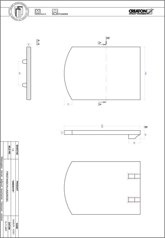 Product CAD file AMBIENTE segmented cut SEG-FAZ