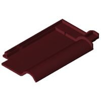 Product BIM model LOD 100 FUTURA wine red glazed Field tile