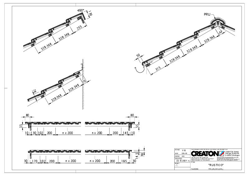 Drawing RUSTICO general view GES