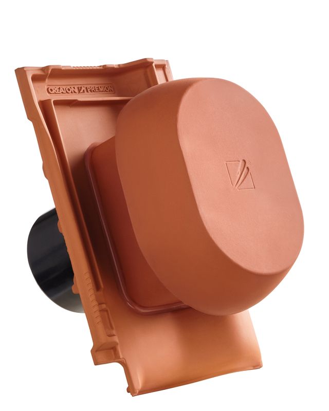 PRE SIGNUM ceramic vapour vent DN 160 mm, incl. sub-roof connection adapter