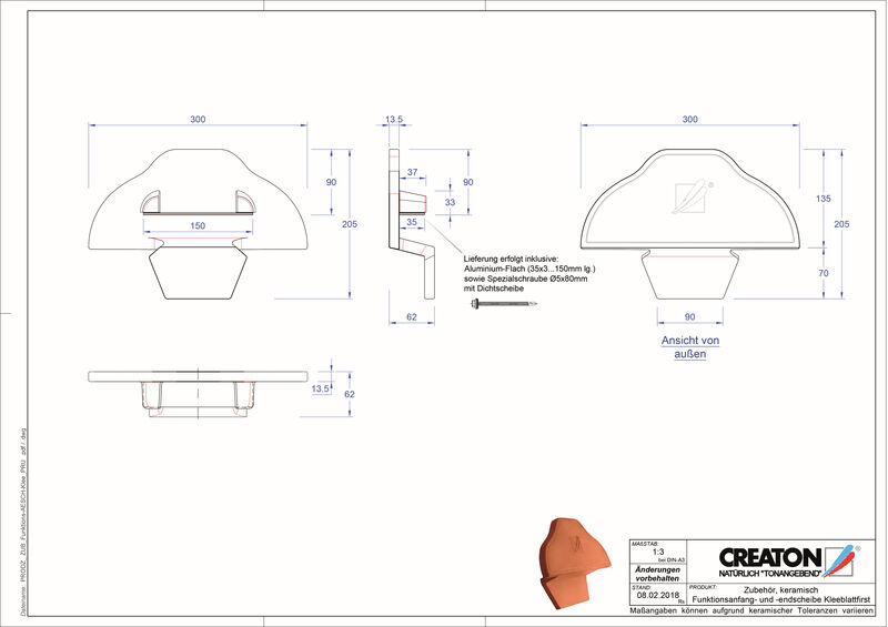 Product CAD file RIDGE accessory range FUNKAESCH-PRU