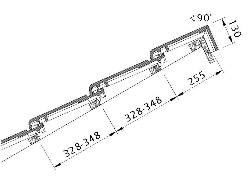 Drawing RUSTICO shed roof version PDA