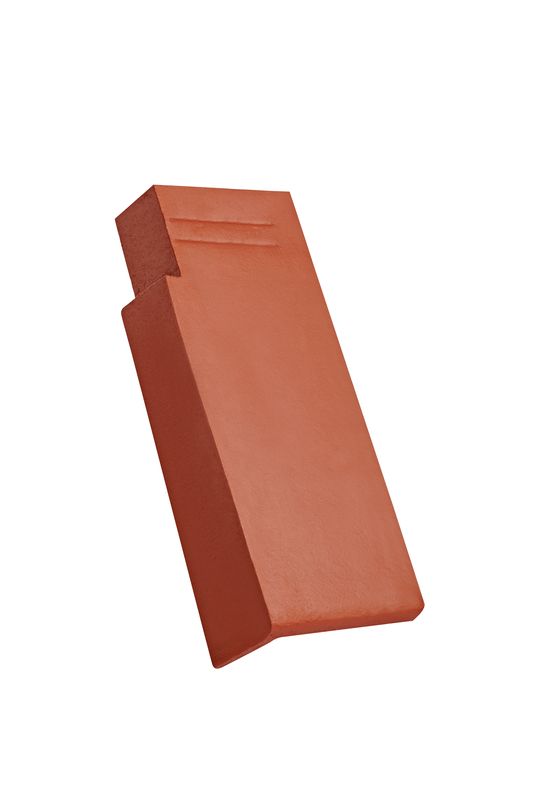 KAP concrete half-width verge tile left 90 mm notch