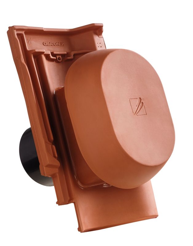 SIN SIGNUM ceramic vapour vent DN 160 mm, incl. sub-roof connection adapter