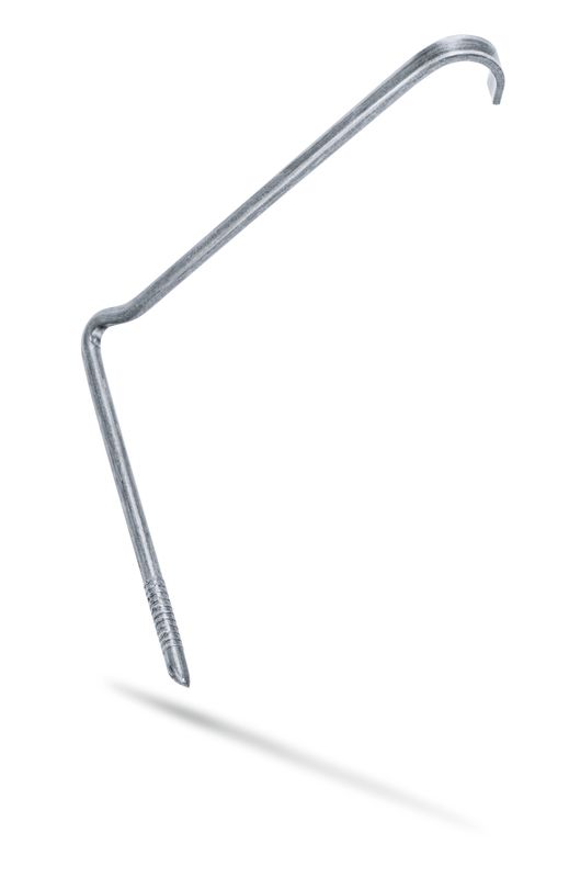 Storm clip in zinc-aluminium, drive-in clip, all battens (RAP, MEL, GAL)