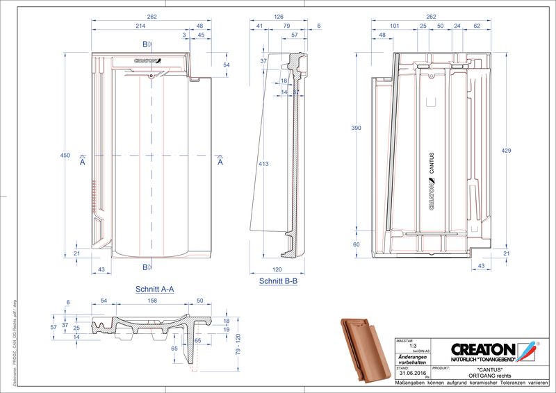 Product CAD file CANTUS verge right OGR