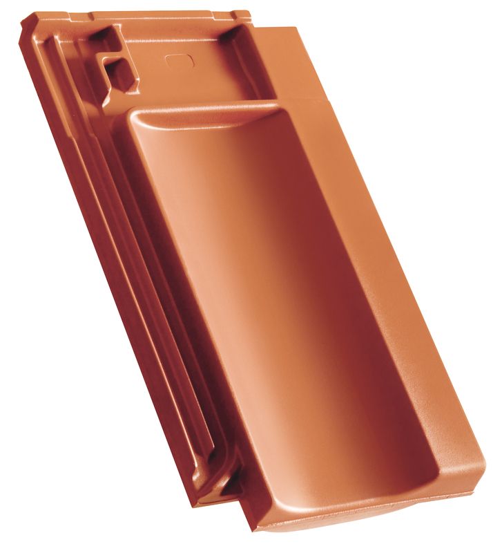 OPT ridge connection ventilating tile
