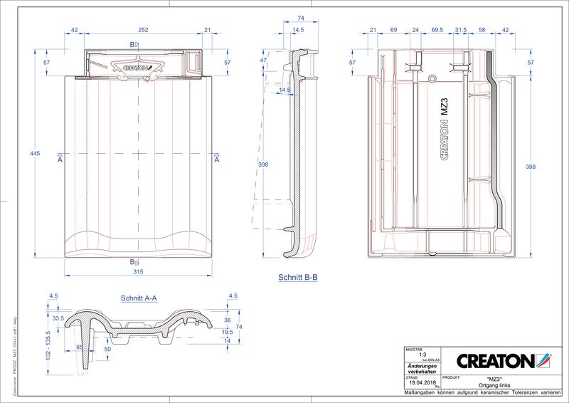 Product CAD file MZ3 NEU verge left OGL