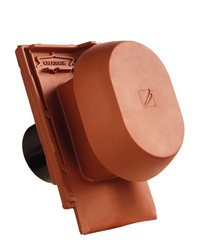 MZ3 NEU SIGNUM ceramic vapour vent DN 160 mm, incl. sub-roof connection adapter