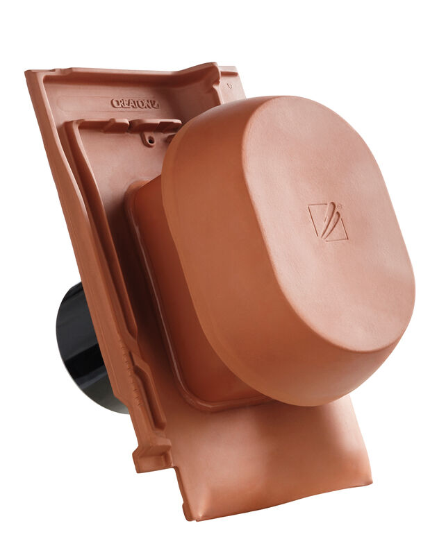 FUT SIGNUM ceramic vapour vent DN 160 mm, incl. sub-roof connection adapter