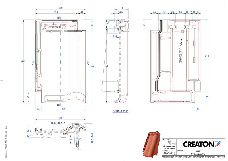Product CAD file MZ3 NEU verge right OGR