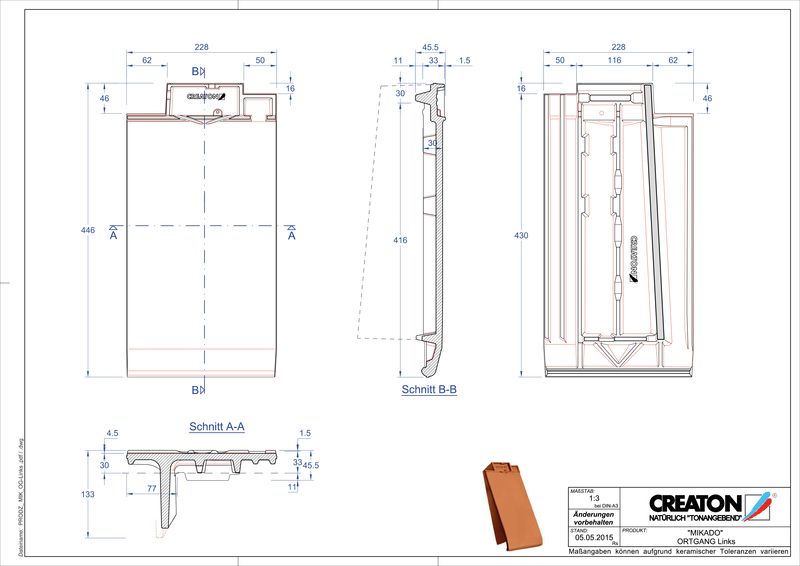 Product CAD file MIKADO verge left OGL