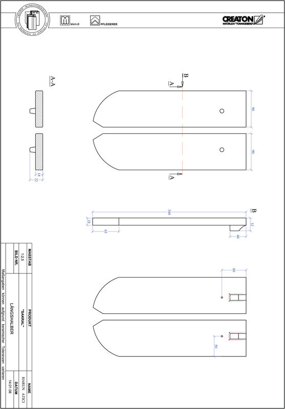 Product CAD file SAKRAL round cut RUND-LH
