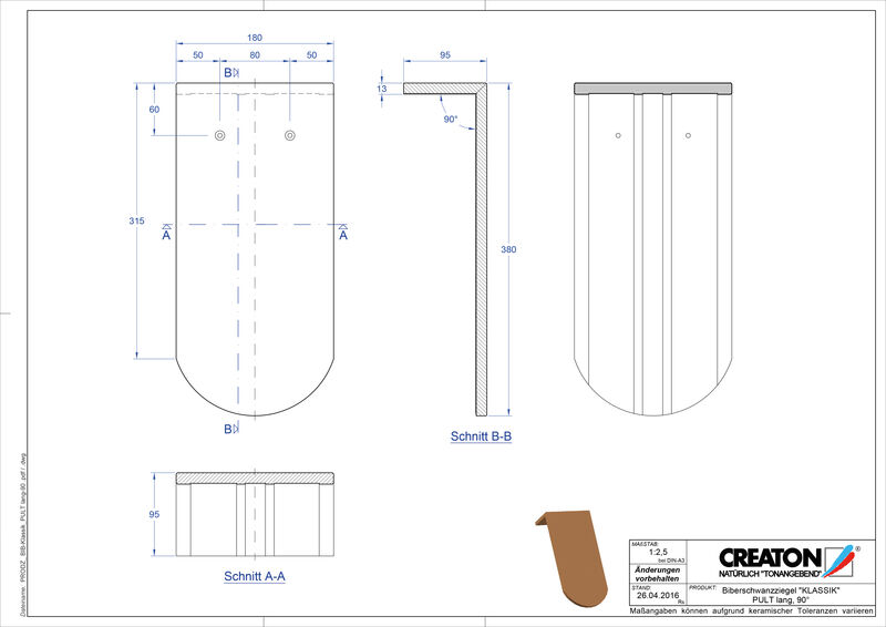 Product CAD file KLASSIK round cut RUND-PULT-lang