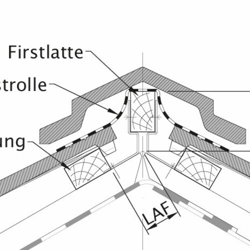 Product technical drawing KAPSTADT LAF FLA-EBENE-BDS