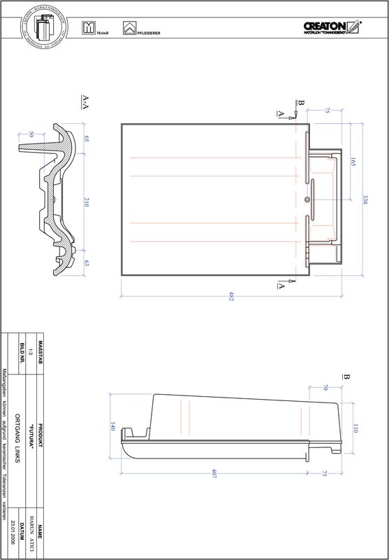 Product CAD file FUTURA verge left OGL