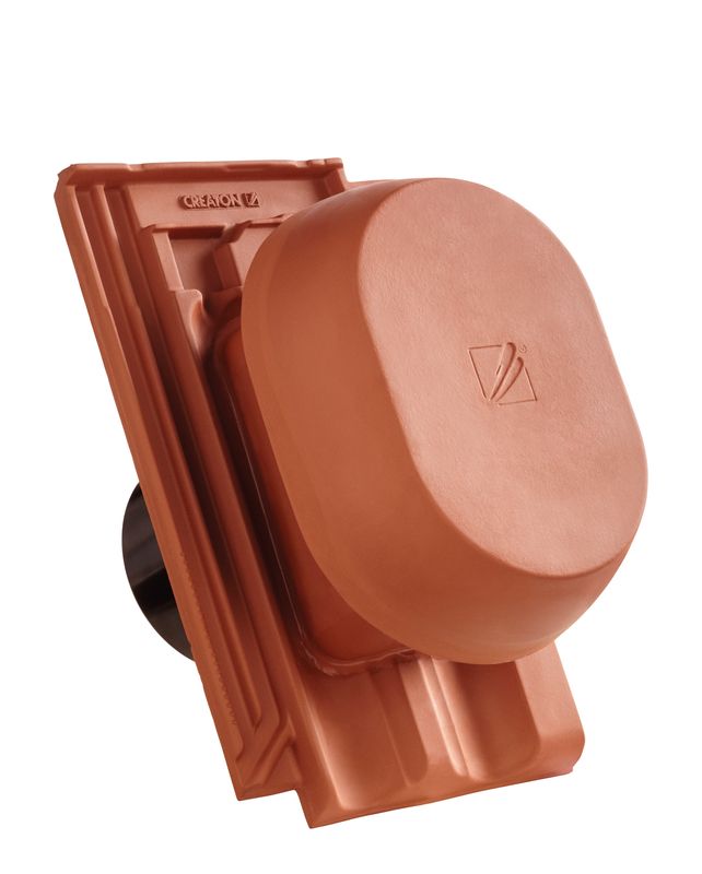RAT HÖN SIGNUM ceramic vapour vent DN 160 mm, incl. sub-roof connection adapter