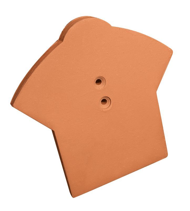 Ridge starter and termination plate ceramic PH HÖN (clay)