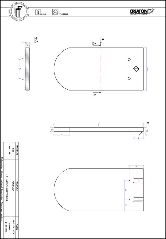 Product CAD file SAKRAL round cut RUND-1-1