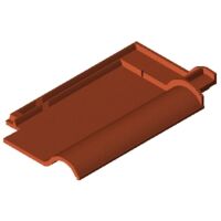 Product BIM model LOD 200 FUTURA brown glazed Clay tile