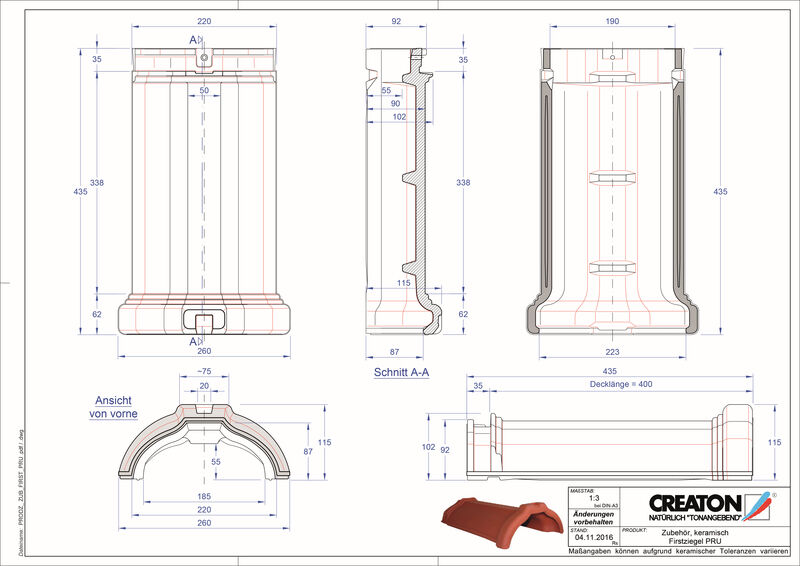 Product CAD file RIDGE accessory range FIRST-PRU
