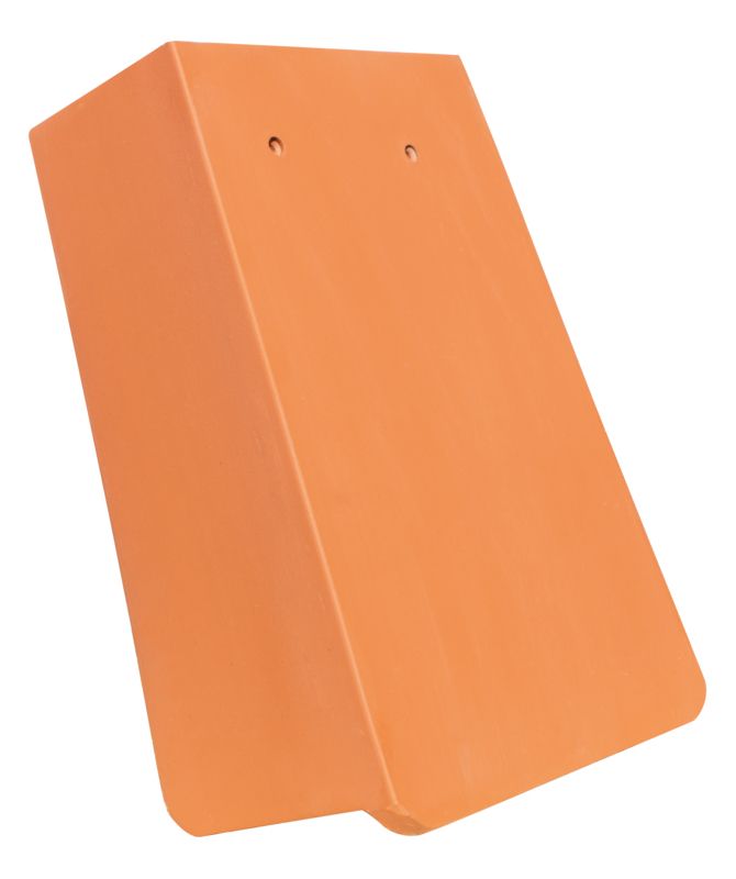 AMBIENTE straight cut verge tile 1 1/4 right with long side lobe approx. 11 cm