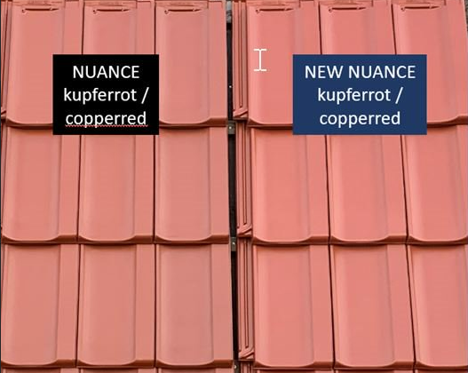 color change MIKADO NUANCE cooper red