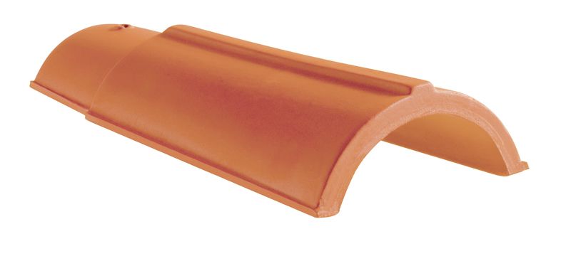 Ridge tile BK.o.K. ROG (plain clay tile)