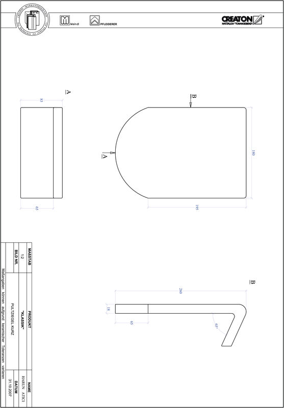 Product CAD file KLASSIK round cut RUND-PULT-kurz1