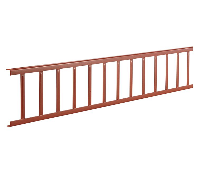 Snow guard grid solid, length 1.5 m with connecting clamps, height 20 cm